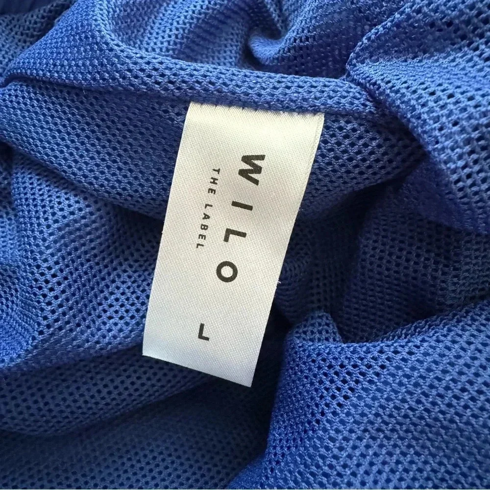 Wilo The Label Parachute Joggers in Electric Blue - Picture 6 of 7